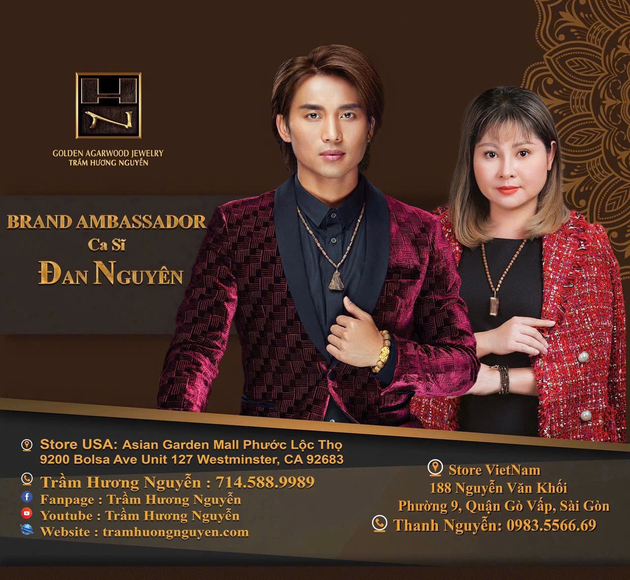 Ảnh gốc Dan Nguyễn và Trầm Hương Nguyễn